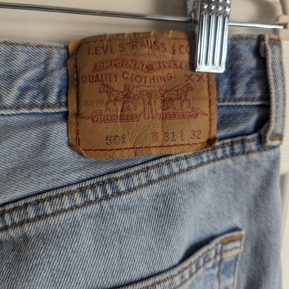 Levi's 501 straight 31 x 32 - Picture 3 of 5
